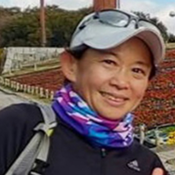 ゴールを見て走ります